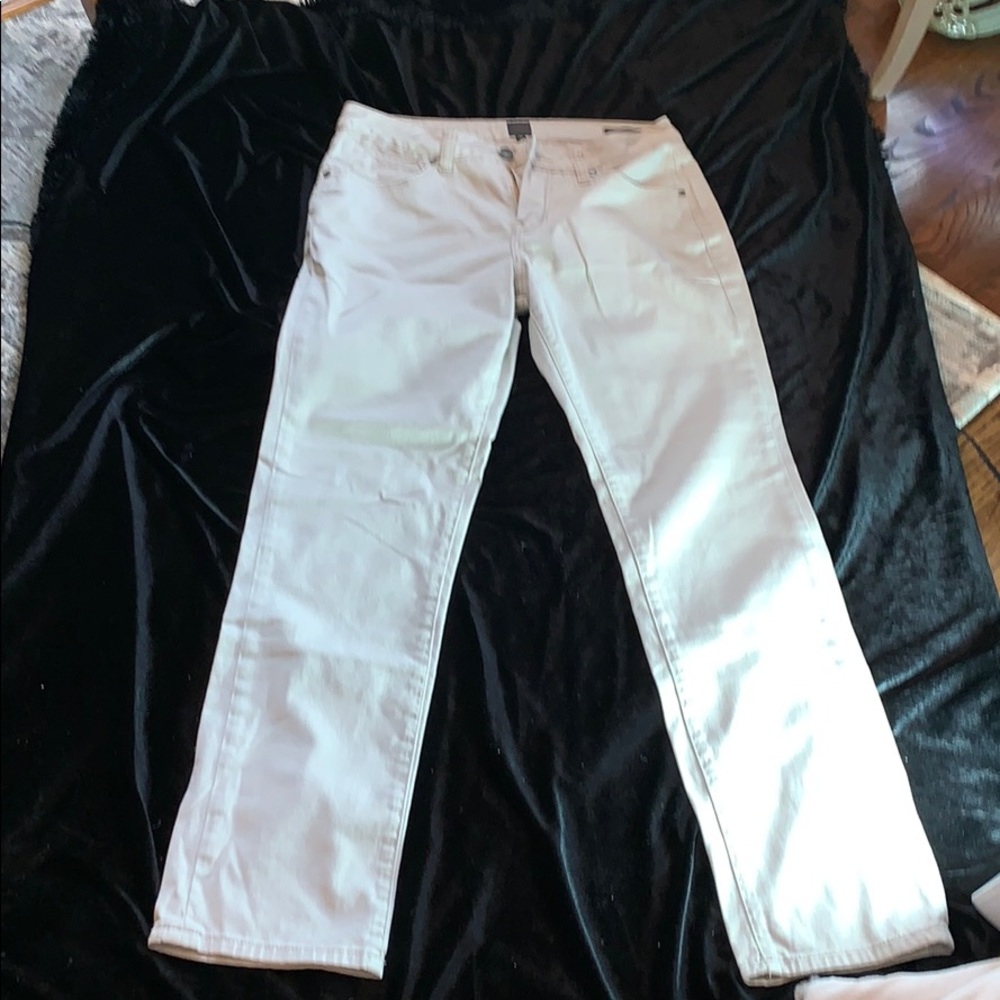 Jag Jeans Size 8 Cream Color Straight Leg - Picture 3 of 5